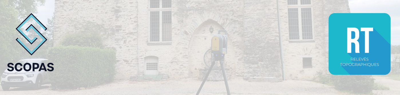 Relevé topographique terrain géomètre